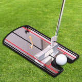 Golf Putting Alignment Mirror Acrylic Putting Practice Mirror Portable Golf Swing Training Aid Trainer for Golf Accessories