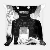 Creep Square Pillow with stuffing