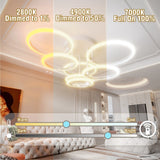 Modern LED Dimmable Chandelier for Home Decor
