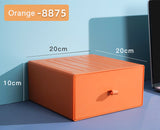 Plastic Desktop Organizer With Drawers Mini Desk Storage for Office Vanity Cosmetic Makeup Organizer With Storage Case