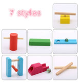 Montessori Rainbow Wooden Dominies Educational Toy for Children