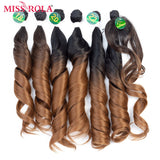 Miss Rola Ombre Wavy Hair Bundles Synthetic Hair Extensions