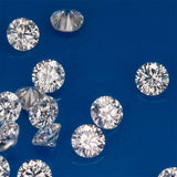 Loose Gemstone 3.5mm Lab Grown Moissanite Diamonds White Round Heat Moissanite