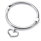 Big Sis Lil Sis Charm Bangle Set (Ships From USA)