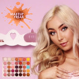 Makeup Freak Amour 35 Color Pigmented Eyeshadow Palette With Glitter Spring - shopwishi 
