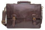 Parker Large 17" Laptop Compatible Leather Briefcase