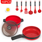 44 Pieces Children Mini Kitchen Toy Cookware Pot Pan Kids Pretend Cook Play Toy Simulation Kitchen Utensils Toys Children Gift