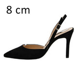 Women Sandals Sexy Summer High Heels Brand Woman Party Shoes Slingback Pointed Toe Buckle Strap Female Dress Shoes Plus Size