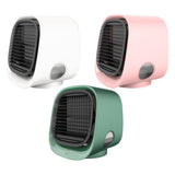 Air Cooler Fan USB Mini Portable Air Conditioner Fan Desktop Space Cooler