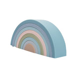1 Set Rainbow Silicone Stacking Toys for Children