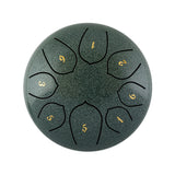 6 Inch Lotus Drum 8 Tone Steel Tongue Drum Percussion Musical Instrument With Drumsticks With a Clean Ethereal Buddha-Like Sound