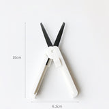 Deli Stationery Student Portable Child Safety Scissors Round Head Hand Pocket Diy Tape Cutter Stationery Scissors Craft Scissors