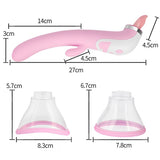 Pussy Dildo Vibrators Adult Sex Toys for Vagina Nipple Sucker
