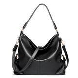 Causal Hobo Bag for Women Vegan Leather With Crossbody Long Strap