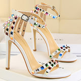 Women's Stiletto High Heel Dress Pumps Pointy Toe Lady Evening Party Shoes