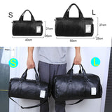 Gym Bag Leather Sports Bags Dry Wet Bags Men