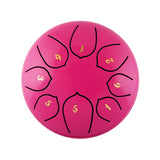 6 Inch Lotus Drum 8 Tone Steel Tongue Drum Percussion Musical Instrument With Drumsticks With a Clean Ethereal Buddha-Like Sound
