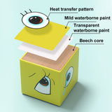 Wooden Expression Puzzle Magic Cube Educational Toy