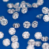 Loose Gemstone 3.5mm Lab Grown Moissanite Diamonds White Round Heat Moissanite