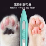 Dog Foot Clipper Dog's Foot Shaver Cat's Foot Shaver Pet Electric Scissors Dog's Hair Shaver Doesn't Hurt Skin Low Noise