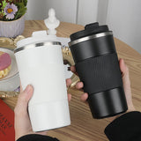 Promotion Custom Logo Coffe Brew Travel Cup Reusable and Mugs Reuseable Double Wall Cups With Lid Heart
