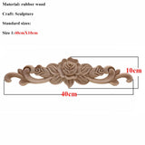 VZLX Unique Natural Floral Wood Carved Wooden Figurines