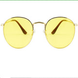 Retro Round  Sunglasses Light Therapy Glasses With 10 Colors Set  UV400 Party Favor