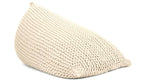 knitted  BEAN BAG/ floor cushion/ footstool
