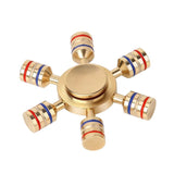 Detachable Hexa-bar Rudder Fidget Spinner