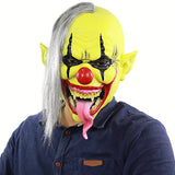 Green Face Clown Halloween Mask
