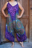 Purple Mandala Boho Hippie Jumpsuit Rompers - shopwishi 