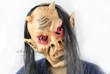 Long Hair  red-eyed demon Halloween party props