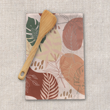 Pink Abstract Desert Tea Towel