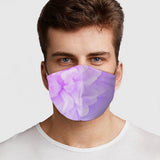 Lilac Flowers Face Cover
