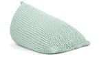 knitted  BEAN BAG/ floor cushion/ footstool