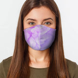 Lilac Flowers Face Cover