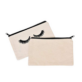 Eyelash Print Makeup Bag | Cosmetic Bag
