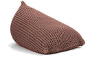 knitted BEAN BAG/ floor cushion/ footstool