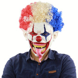 Big mouth long tongue clown mask