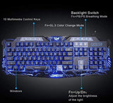 Thunder Fire 2.4G Gaming Keyboard and Mouse Set by Ninja Dragons