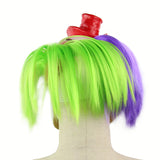 Red hat clown hood halloween mask