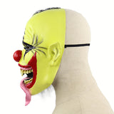 Green Face Clown Halloween Mask