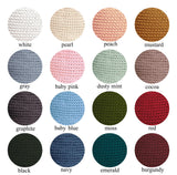 knitted BEAN BAG/ floor cushion/ footstool