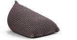 knitted BEAN BAG/ floor cushion/ footstool