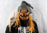 Pumpkin Scarecrow Ghost Mask
