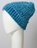 Cute Teal Chenille Beanie