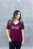 Powerful Creator V-neck Tee