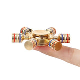 Detachable Hexa-bar Rudder Fidget Spinner