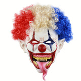 Big mouth long tongue clown mask