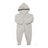 Light Grey Grip N' Go Romper - Bamboo